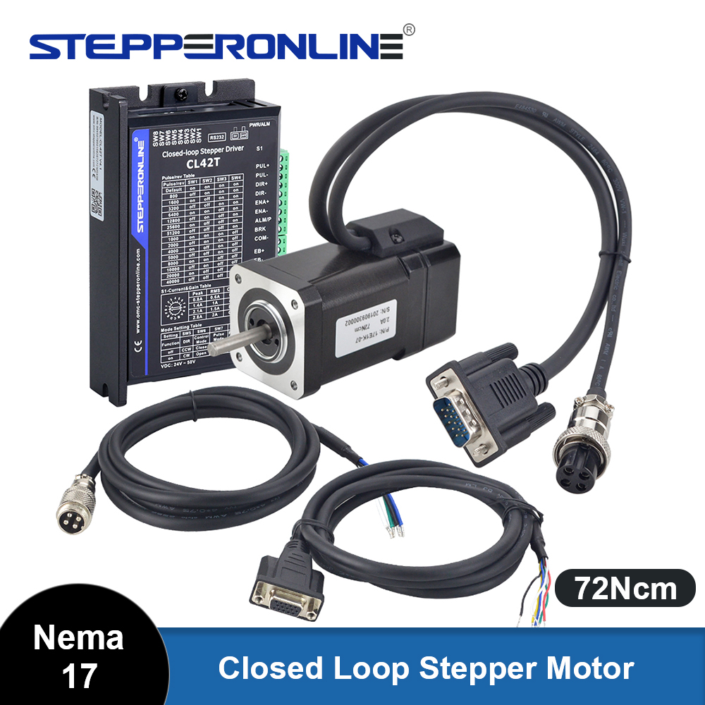 STEPPERONLINE TP Series Nema 1 - огляд і ціна Closed Loop Stepper Motor Nema 17
